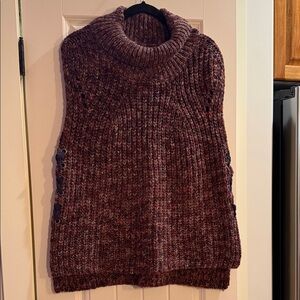 Cozy Maroon Turtleneck Sweater